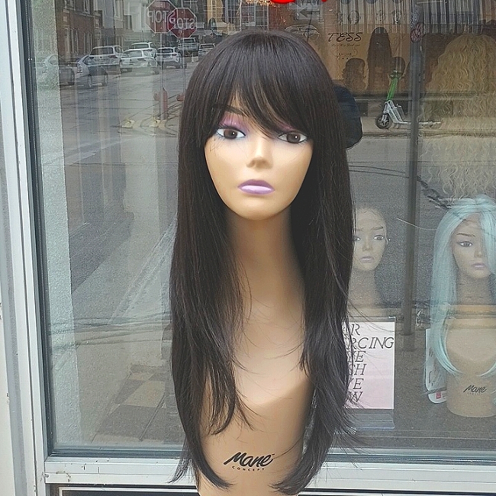 HD lace front with bangs